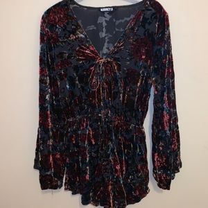 Velvet boutique romper!